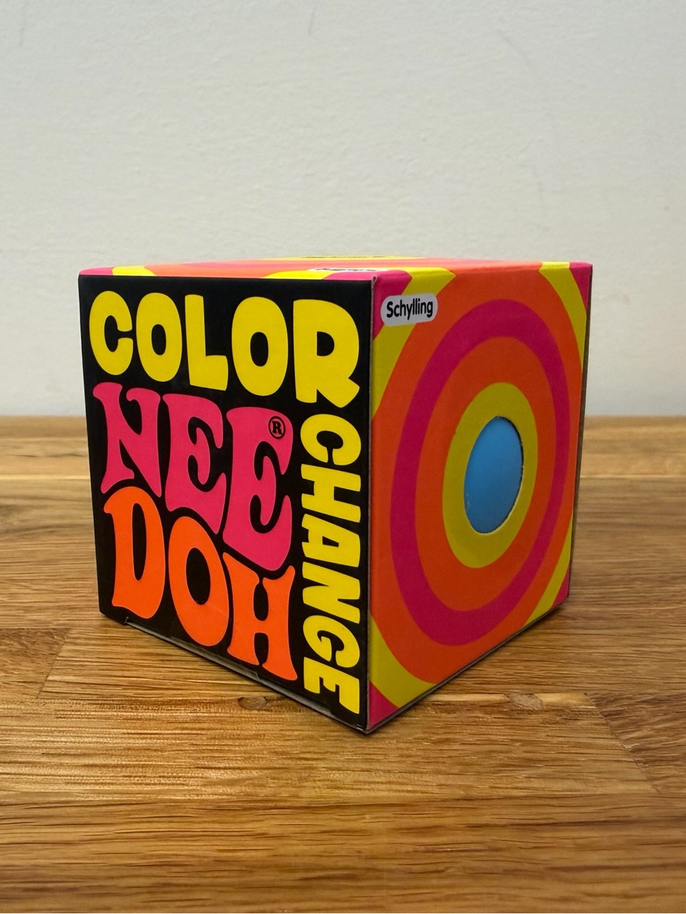 NeeDoh Color Change Groovy Glob Bright BLUE Squishy Squeezy Fidget